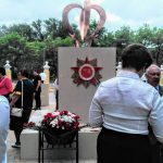 Открытие мемориала военным медикам в Воронежском военном госпитале